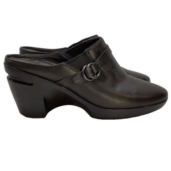 Cole Haan Black Leather Mules - Picture 1 of 12